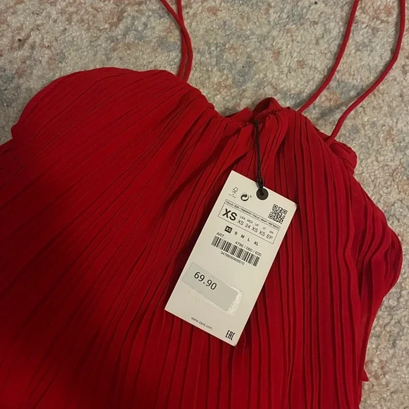 NWT Zara Red Jumpsuit - Picture 3 of 4